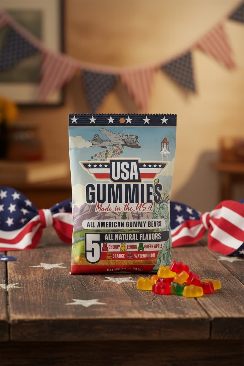 USA Gummies All American gummy bears